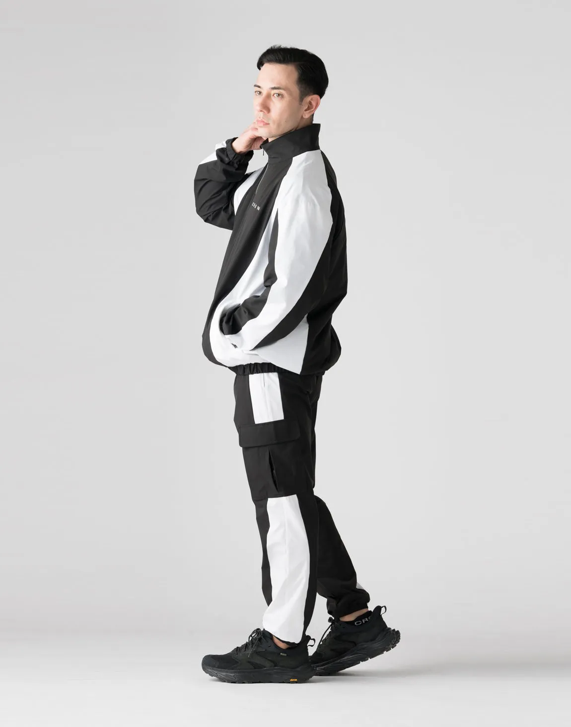 CRONOS Stretch cargo pants【BLACK】
