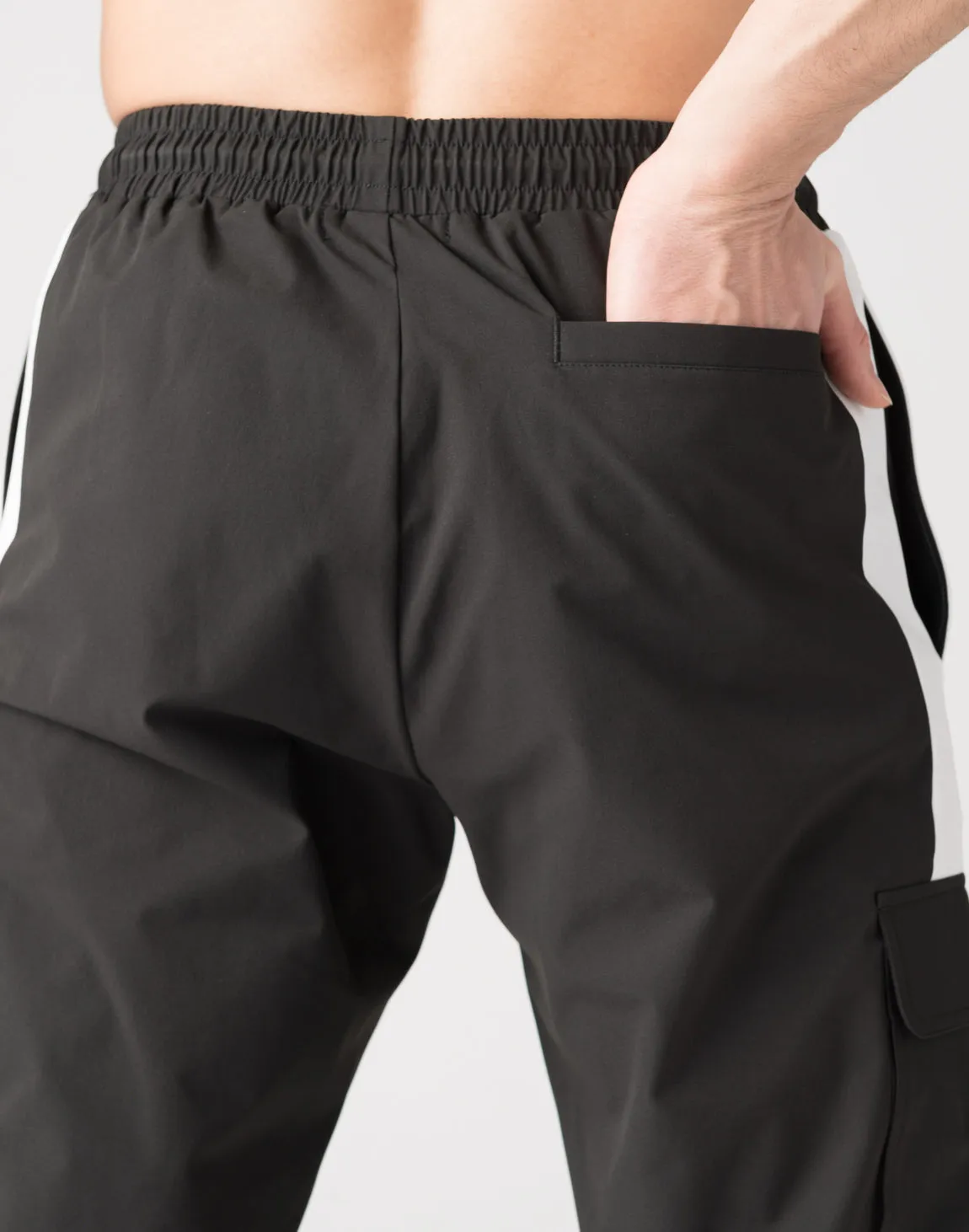 CRONOS Stretch cargo pants【BLACK】