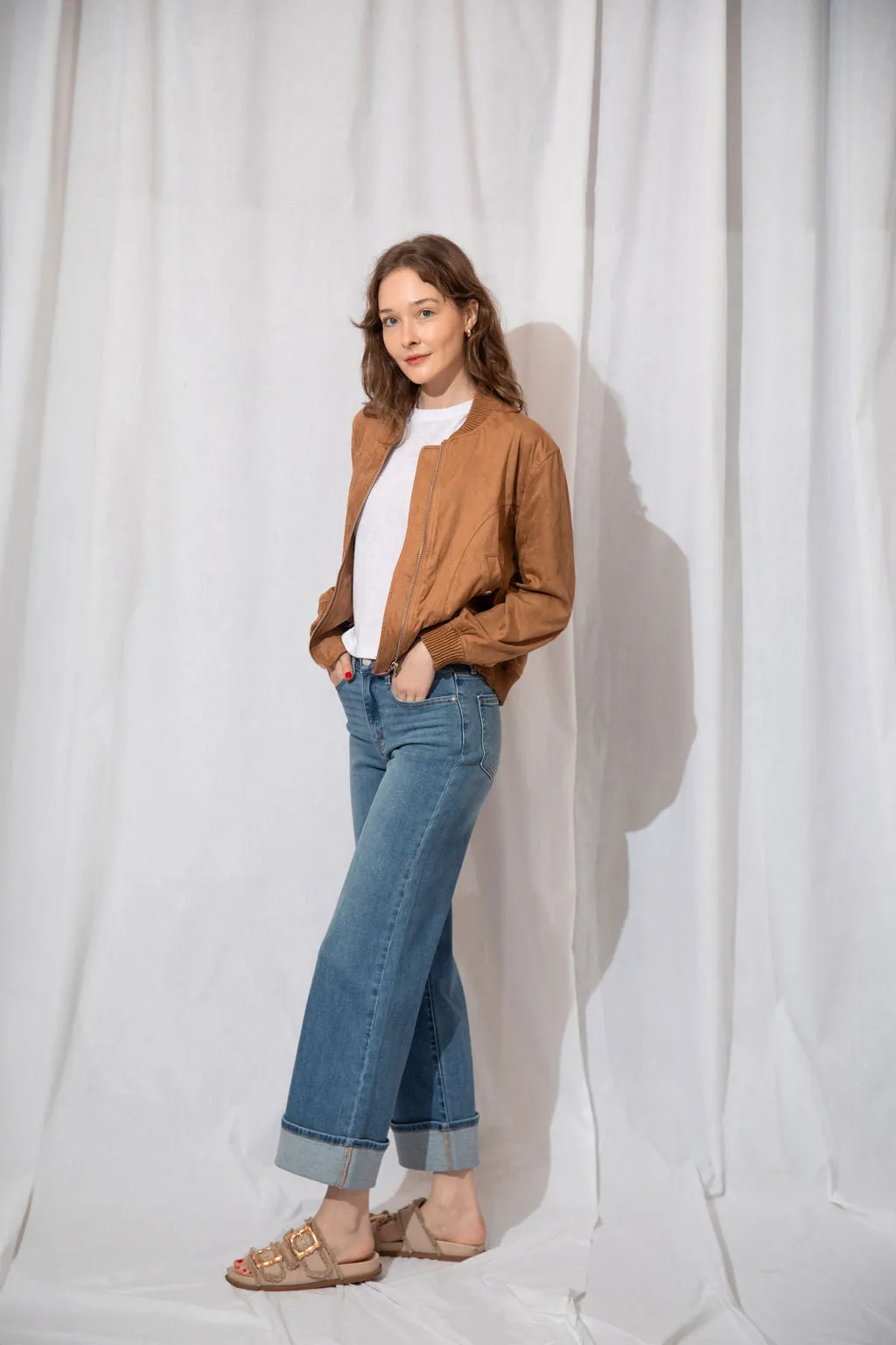 Cuffed Palazzo Jean