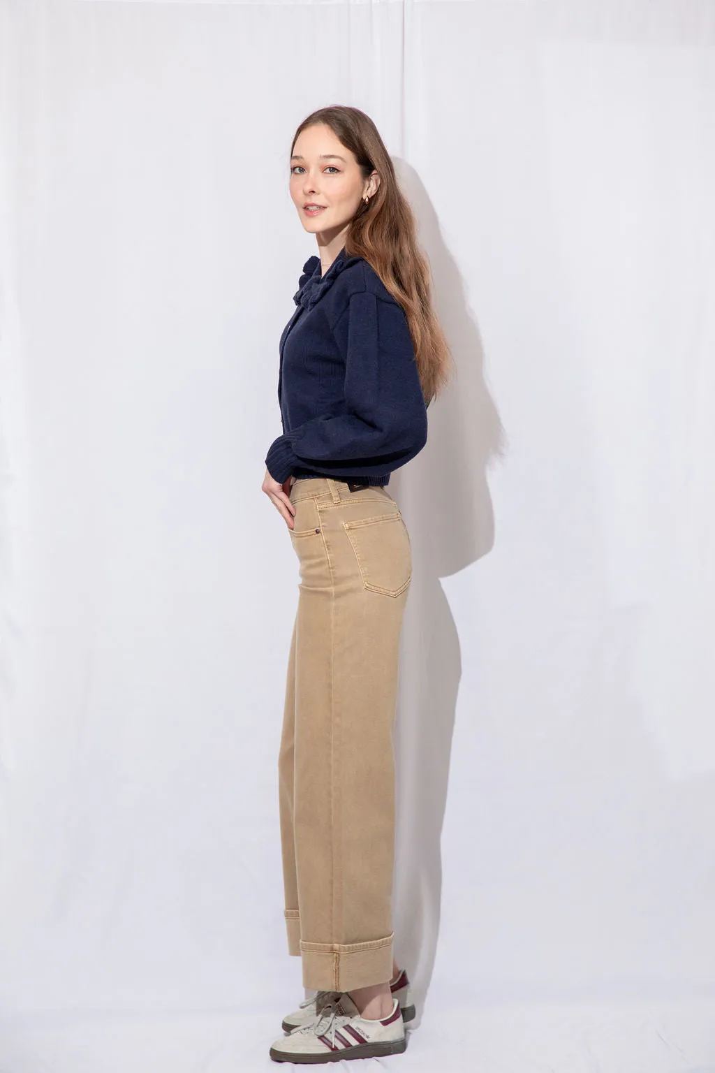 Cuffed Palazzo Jean