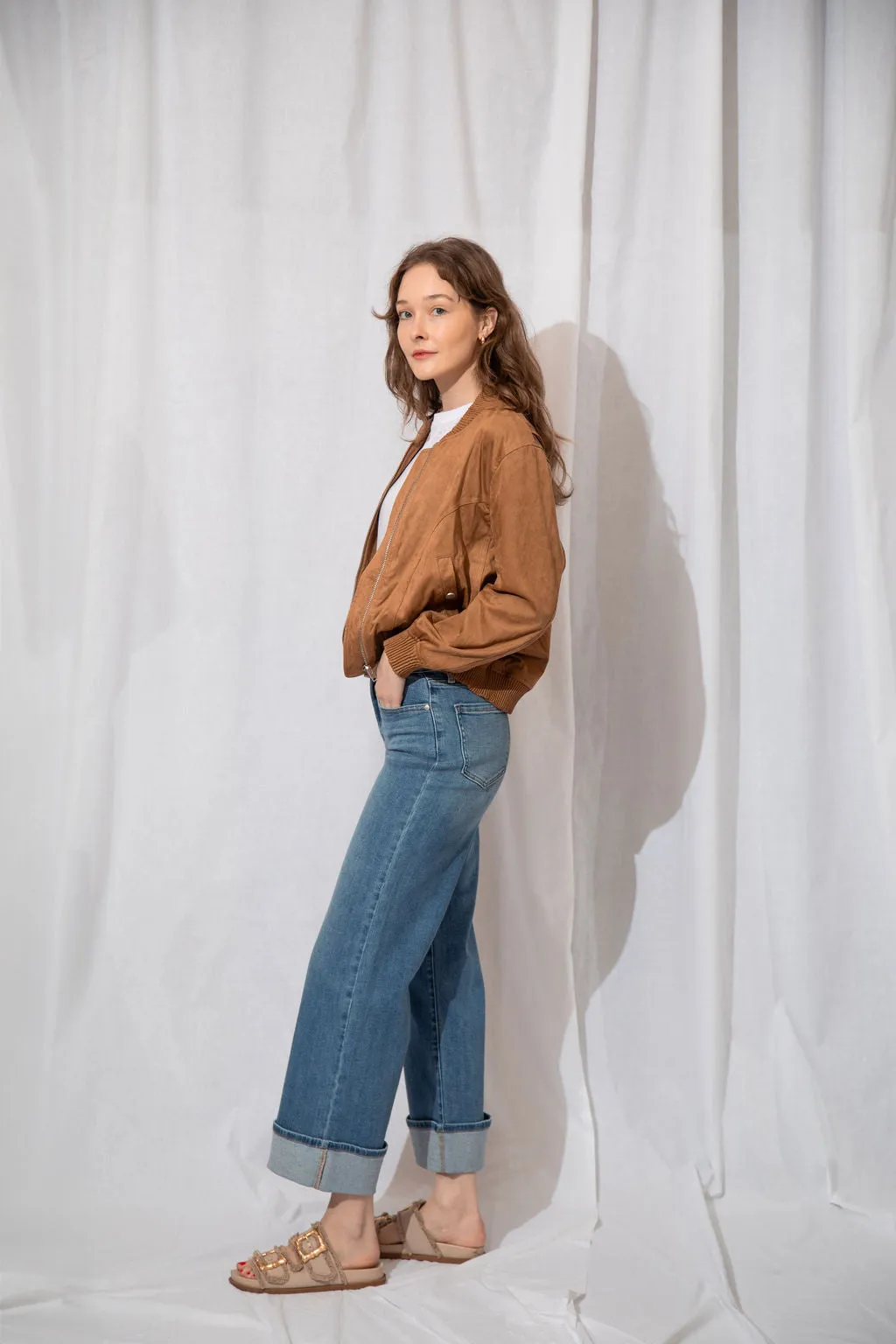 Cuffed Palazzo Jean