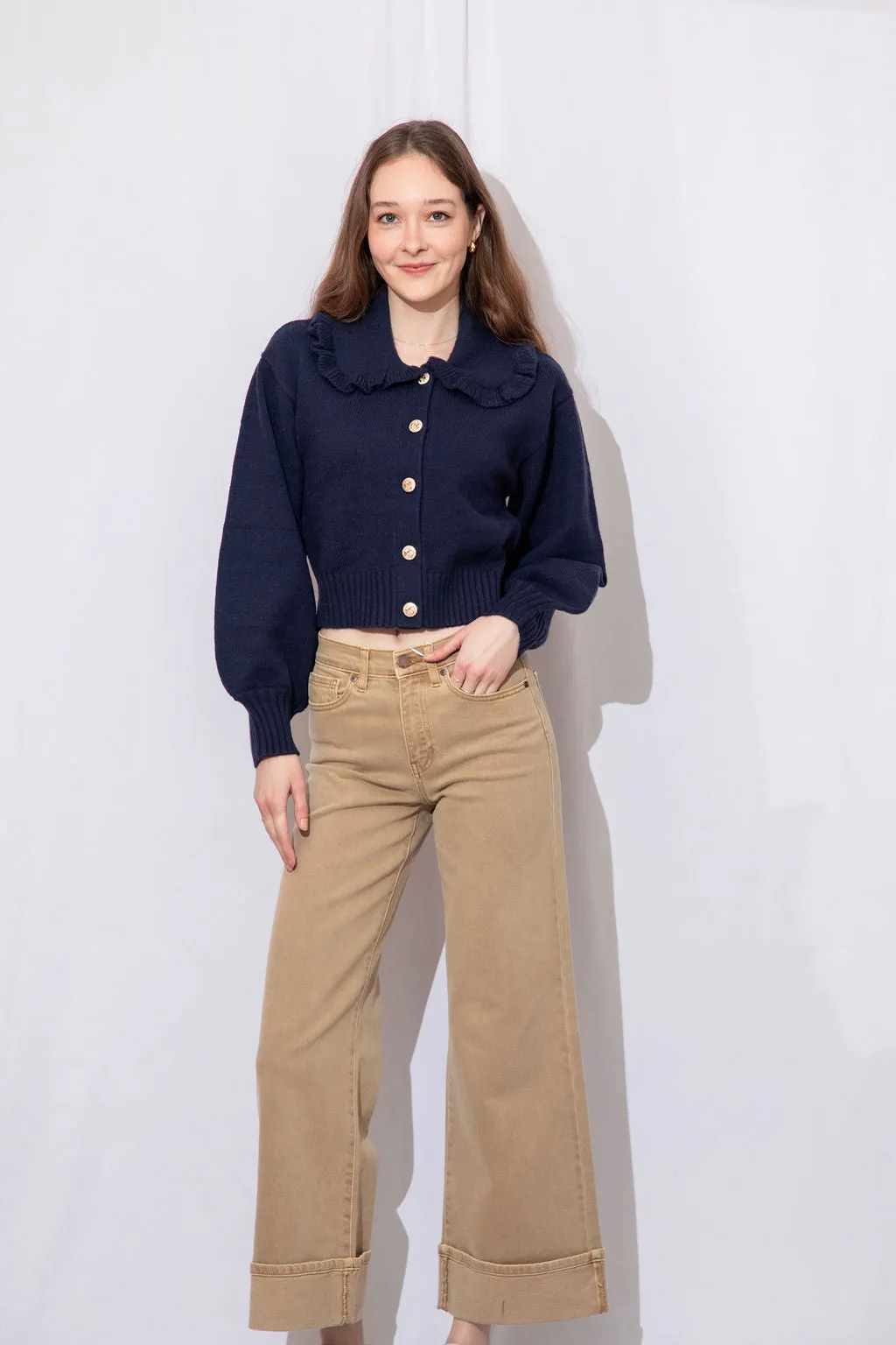 Cuffed Palazzo Jean