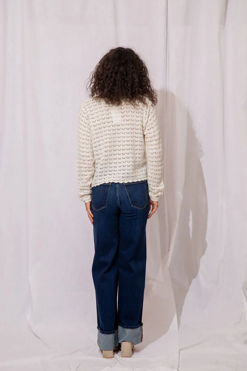 Cuffed Palazzo Jean