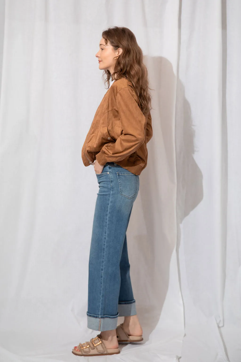 Cuffed Palazzo Jean