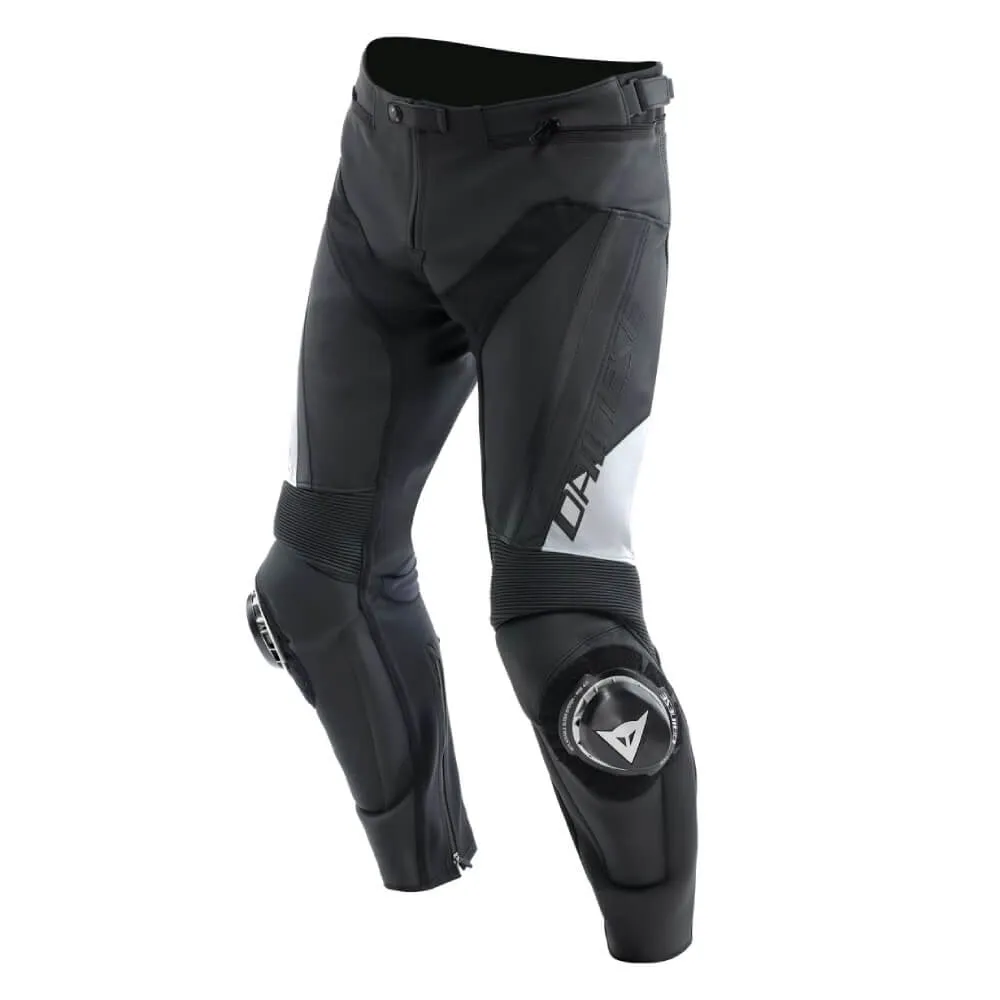 Dainese Delta 4 Leather Pants Black / White