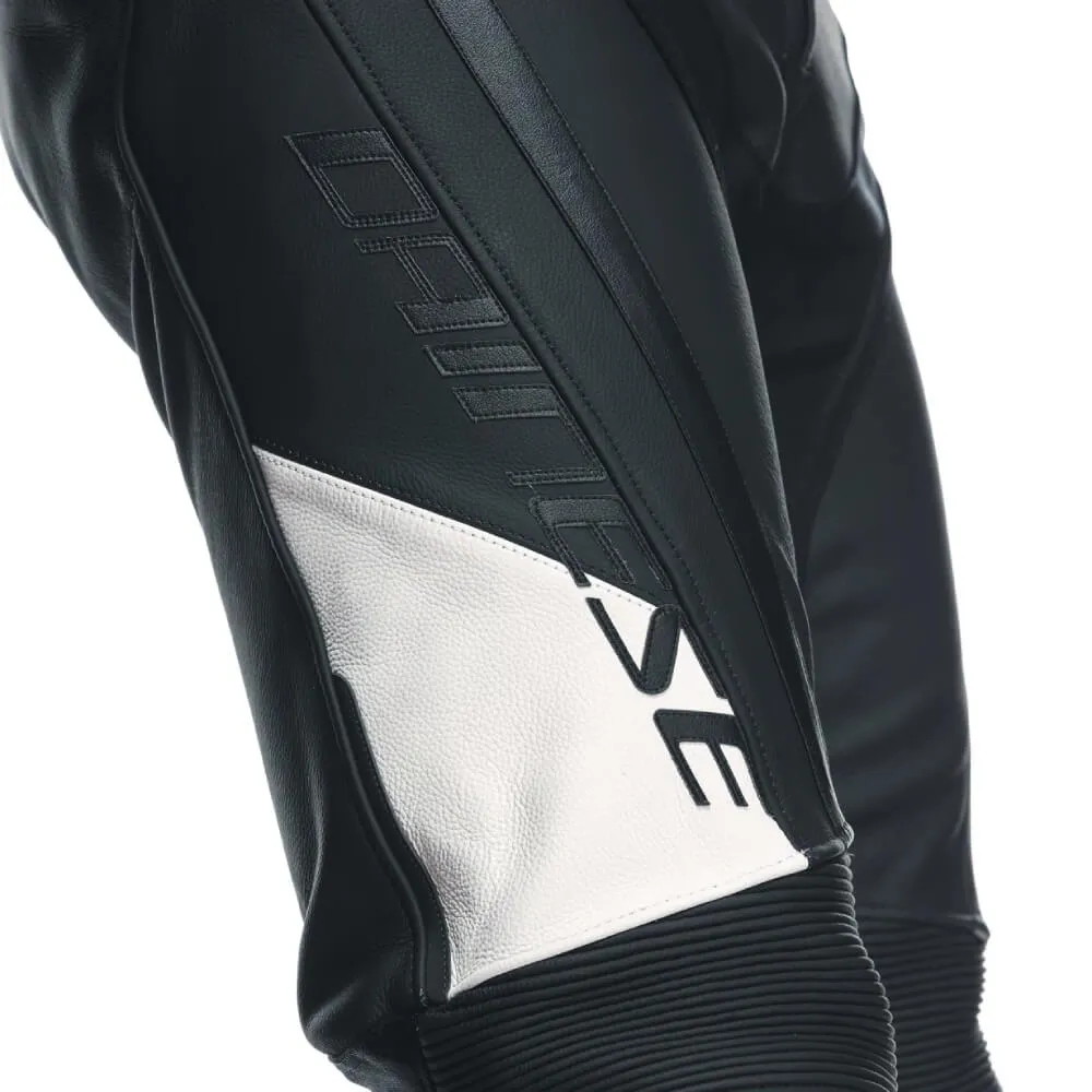 Dainese Delta 4 Leather Pants Black / White