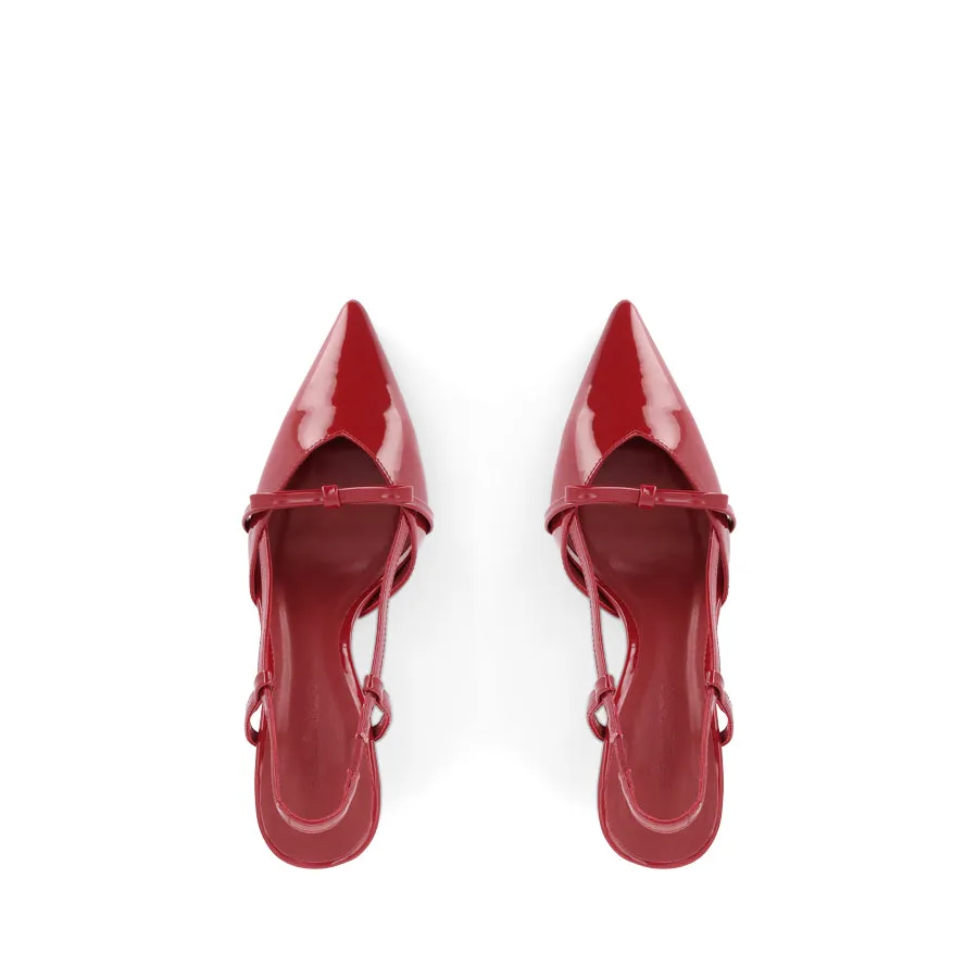 DAISY - SCARLET PATENT