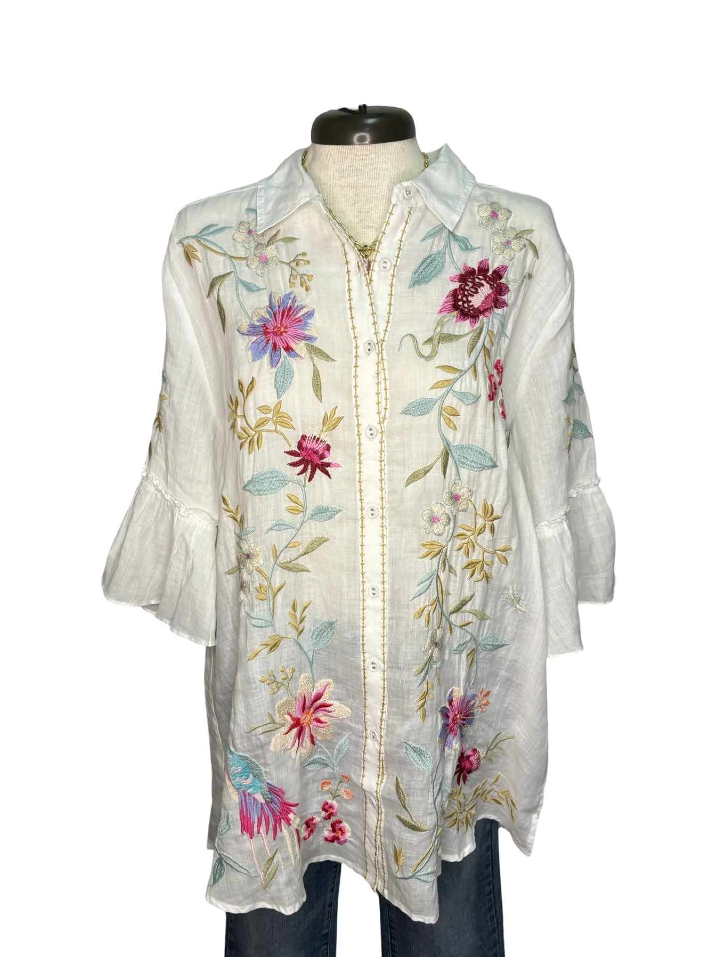 Darcey Ruffle Sleeve Tunic