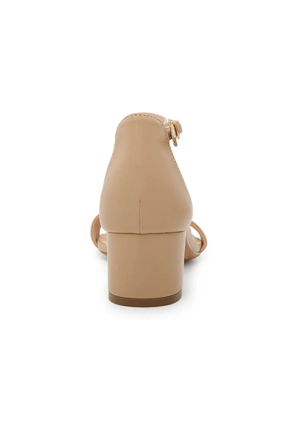 De Blossom Annie Strap Heels for Women in Nude | ANNIE-50W NUDE