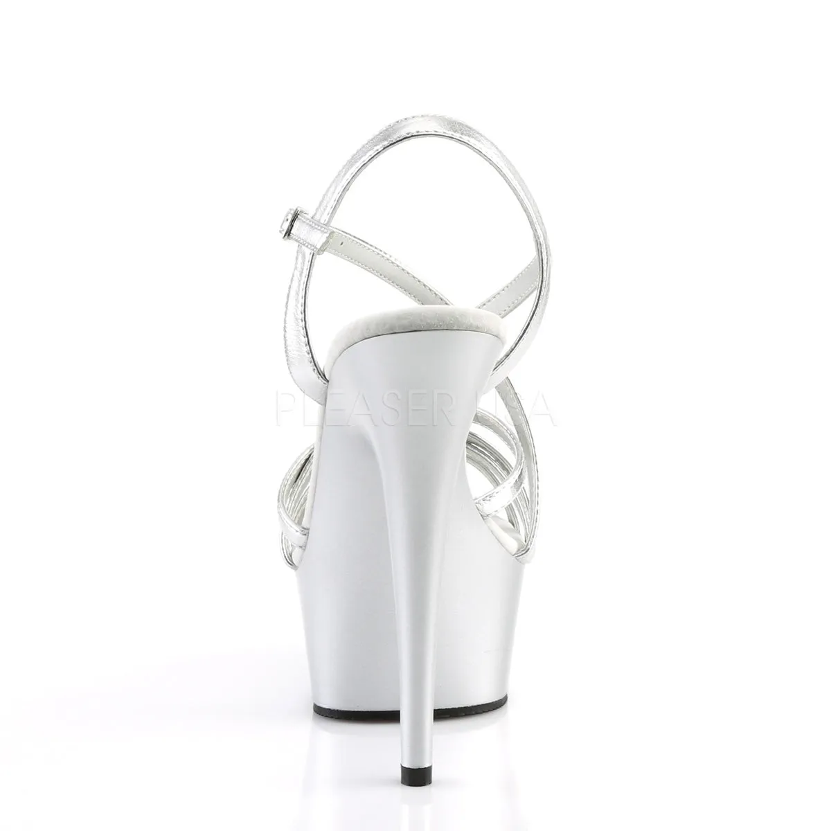 DELIGHT-613  Silver Metallic Pu/Silver