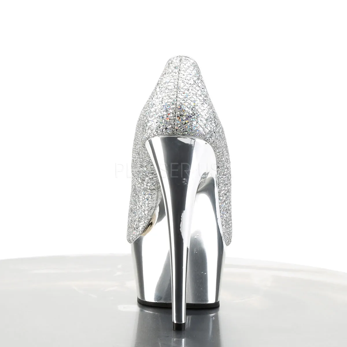 DELIGHT-685G  Silver Multi Glitter/Silver Chrome
