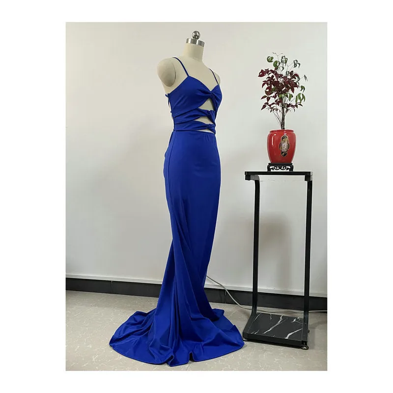 Delta Formal Stylish Cutout Glitter Dress