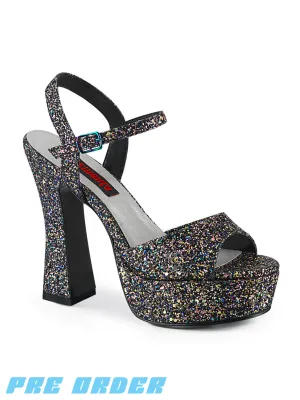DEMONIA DOLLY-09 - BLACK MULTI GLITTER ✰ PRE ORDER ✰