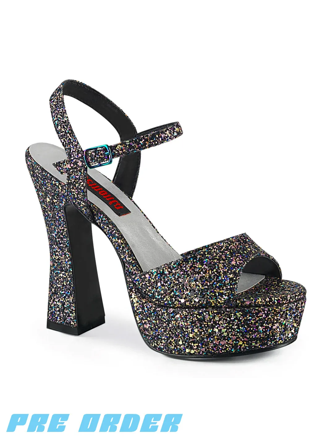 DEMONIA DOLLY-09 - BLACK MULTI GLITTER ✰ PRE ORDER ✰