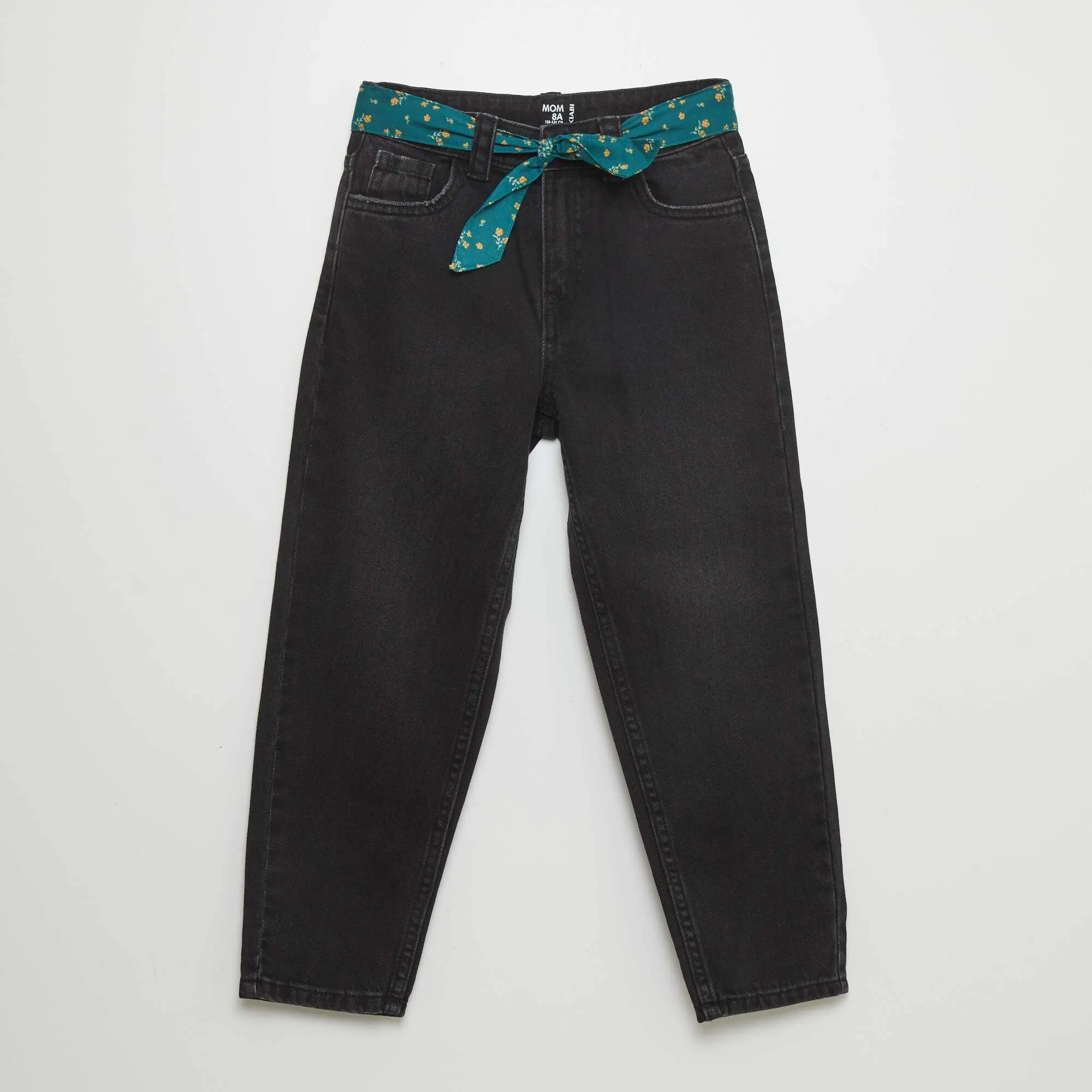 Denim mom jeans BLACK