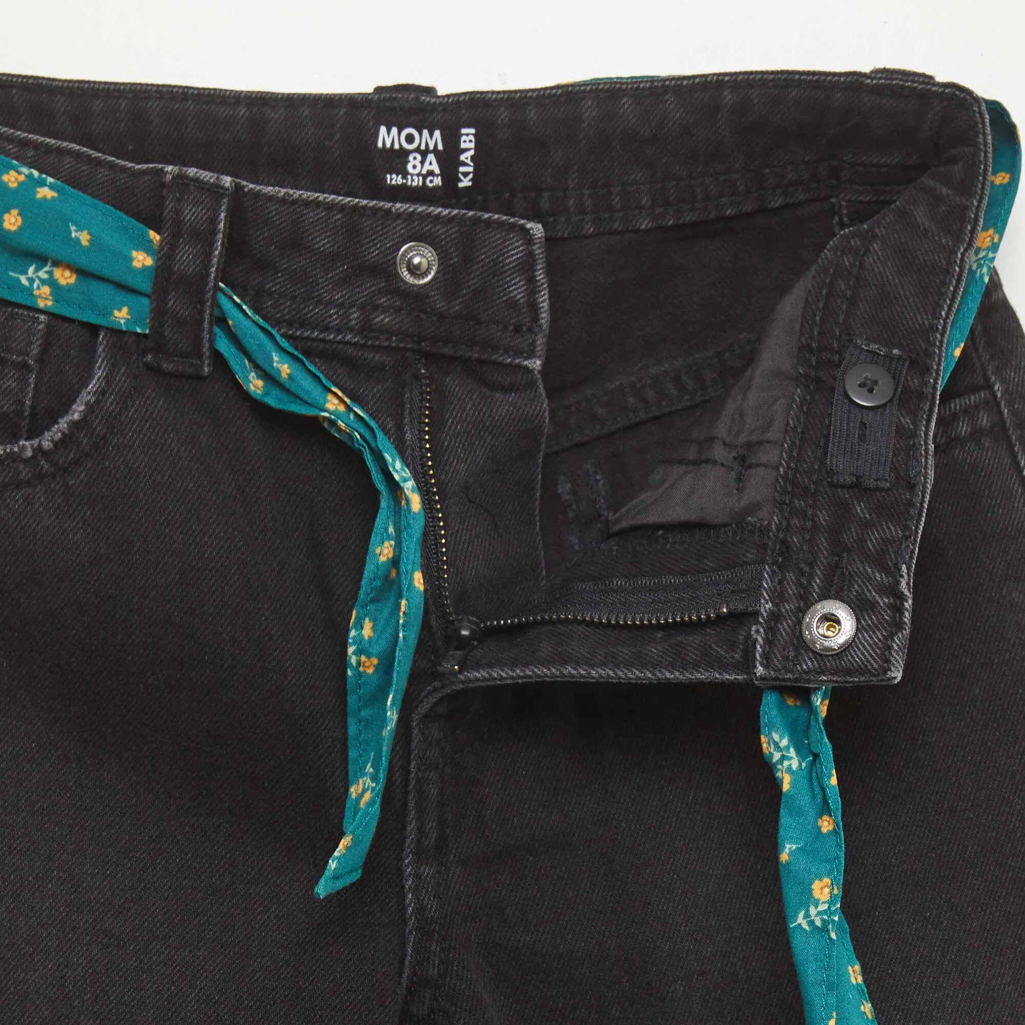 Denim mom jeans BLACK