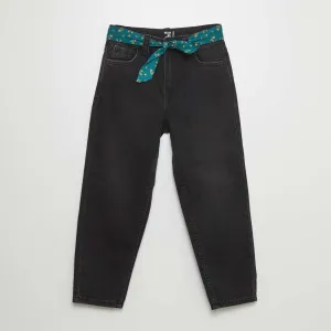 Denim mom jeans BLACK