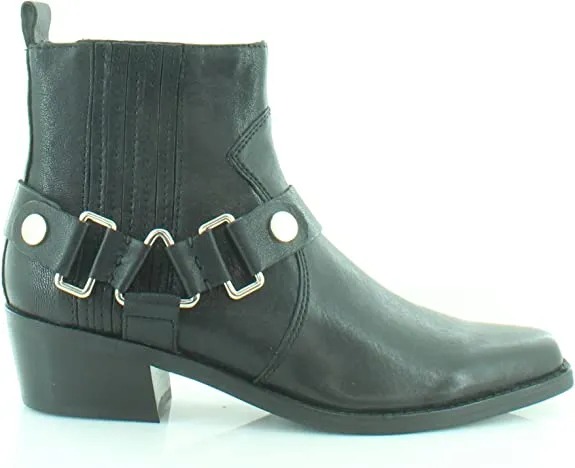 DKNY Mina Western Bootie Women's Boots Black Size 8.5 M