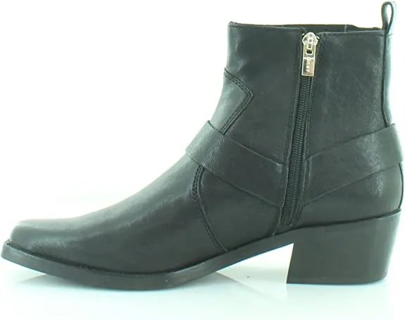 DKNY Mina Western Bootie Women's Boots Black Size 8.5 M