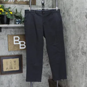 Dockers Mens Stretch Straight Fit Heavyweight Khaki Pants Black 36x32