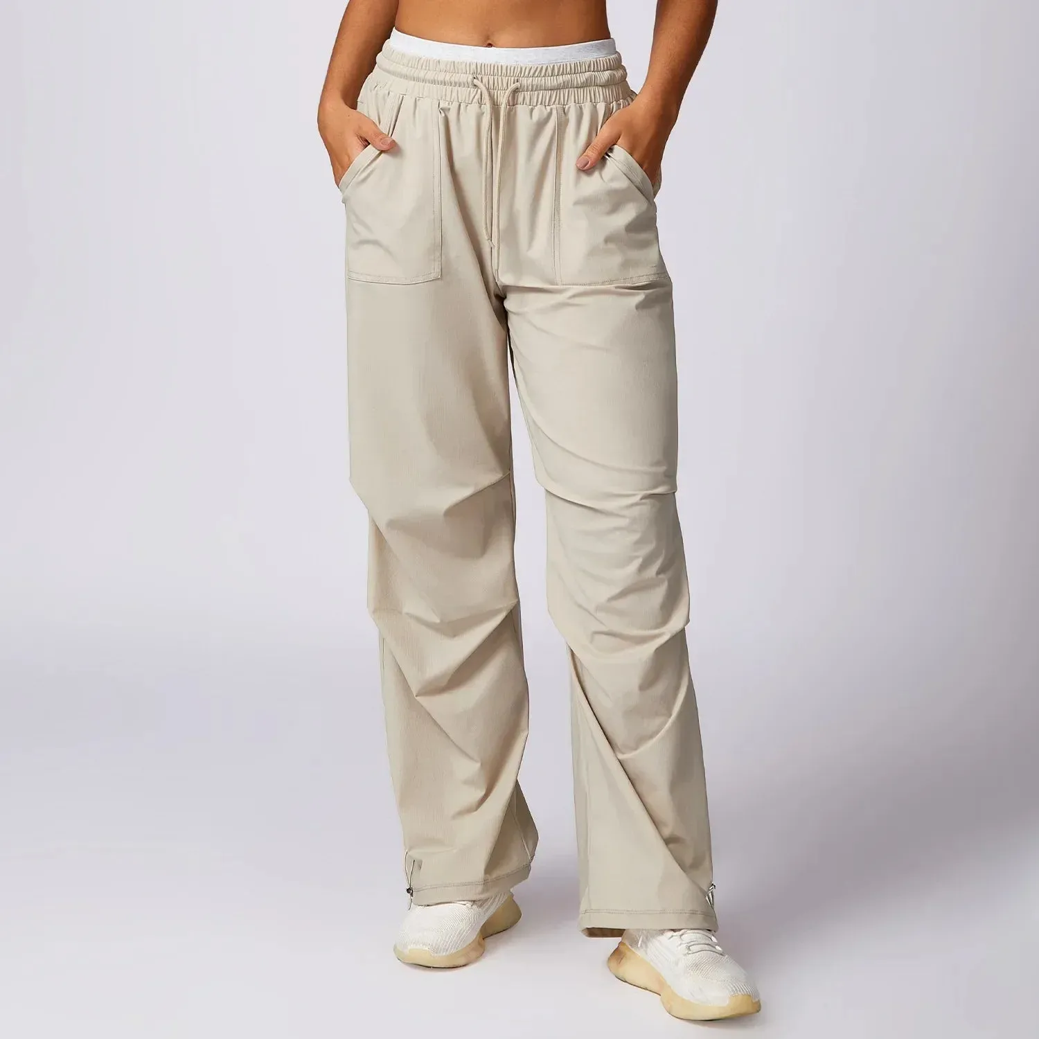 Donna | Casual Pants With Elastic Waistband and Pockets For Women