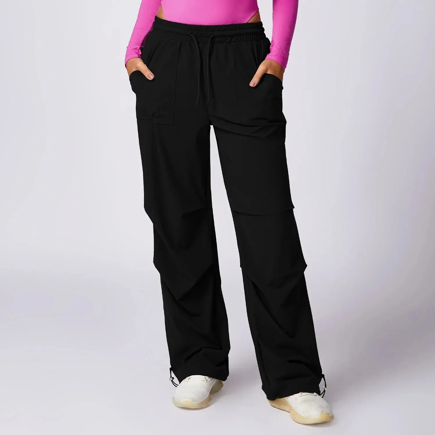 Donna | Casual Pants With Elastic Waistband and Pockets For Women