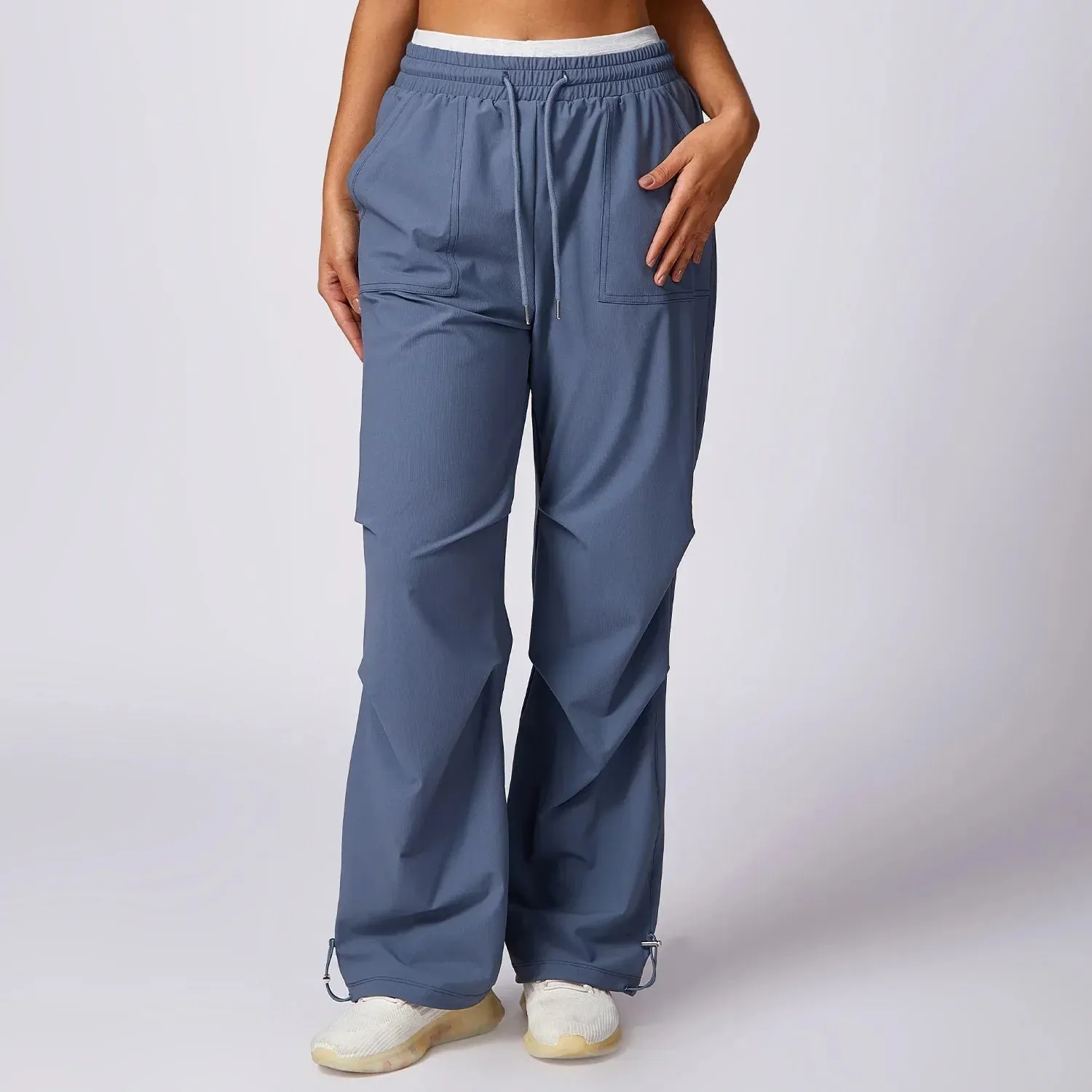 Donna | Casual Pants With Elastic Waistband and Pockets For Women