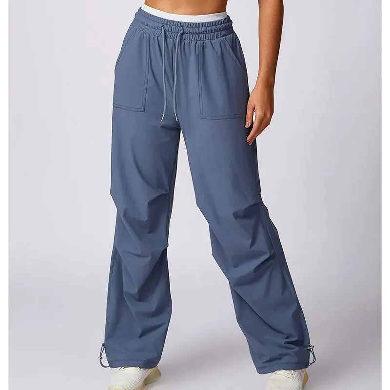 Donna | Casual Pants With Elastic Waistband and Pockets For Women
