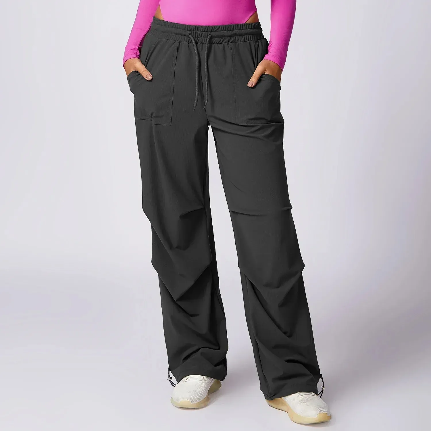 Donna | Casual Pants With Elastic Waistband and Pockets For Women