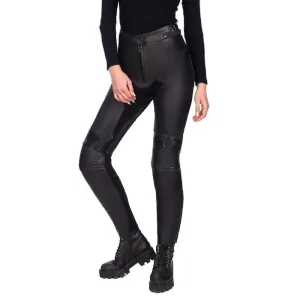 Eclipse Black Women's Motorcycle Leather Pants