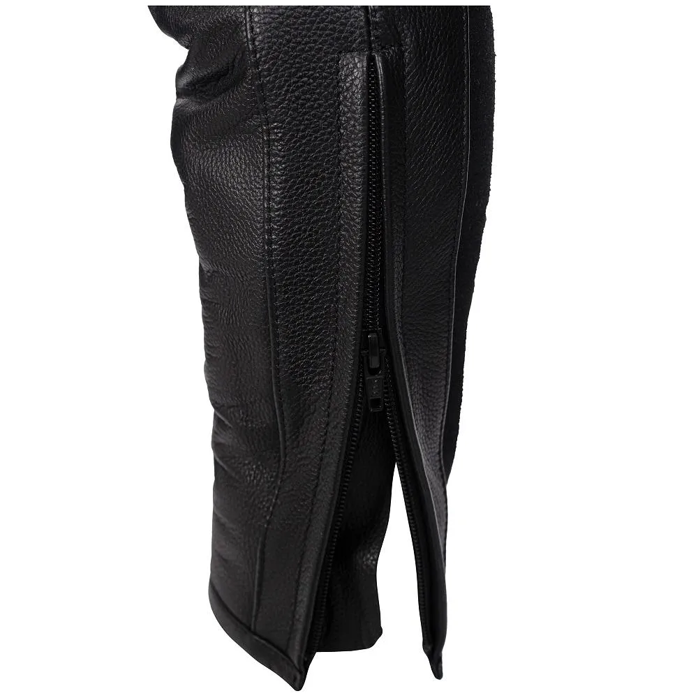 Eclipse Black Women's Motorcycle Leather Pants