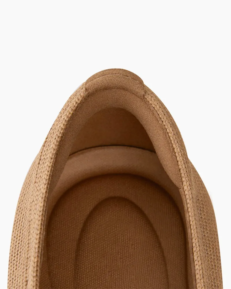 Eco-friendly Square Toe Mary Jane Flats(GreenStride)
