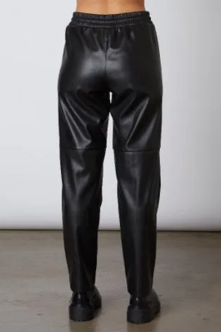 Eco Leather Joggers