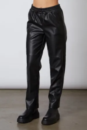 Eco Leather Joggers