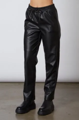 Eco Leather Joggers