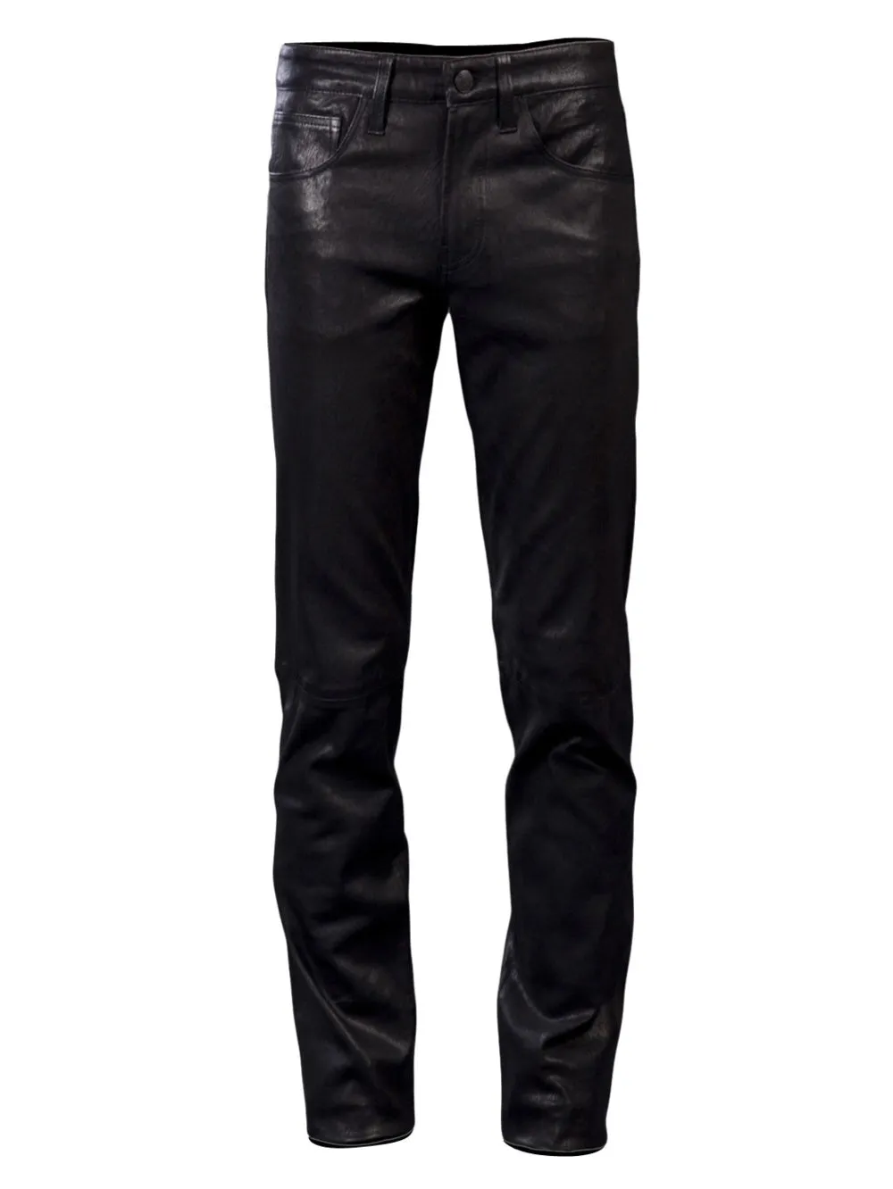 Elegant Style Genuine Leather Pants for Men
