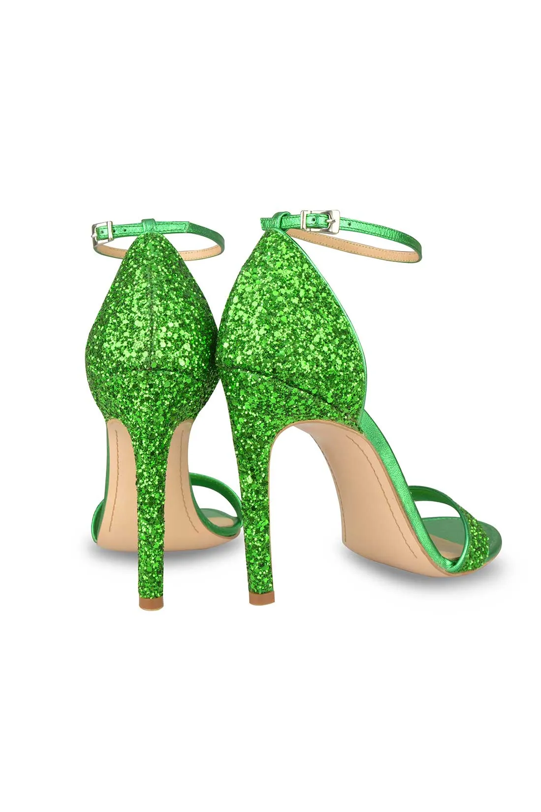 EMERALD GLAMOUR HEELS
