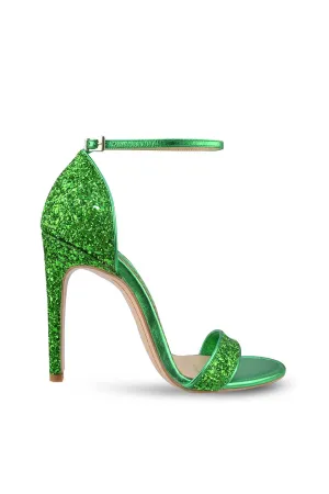 EMERALD GLAMOUR HEELS