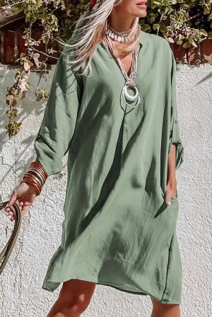 Emilee-Casual Dress-Sage