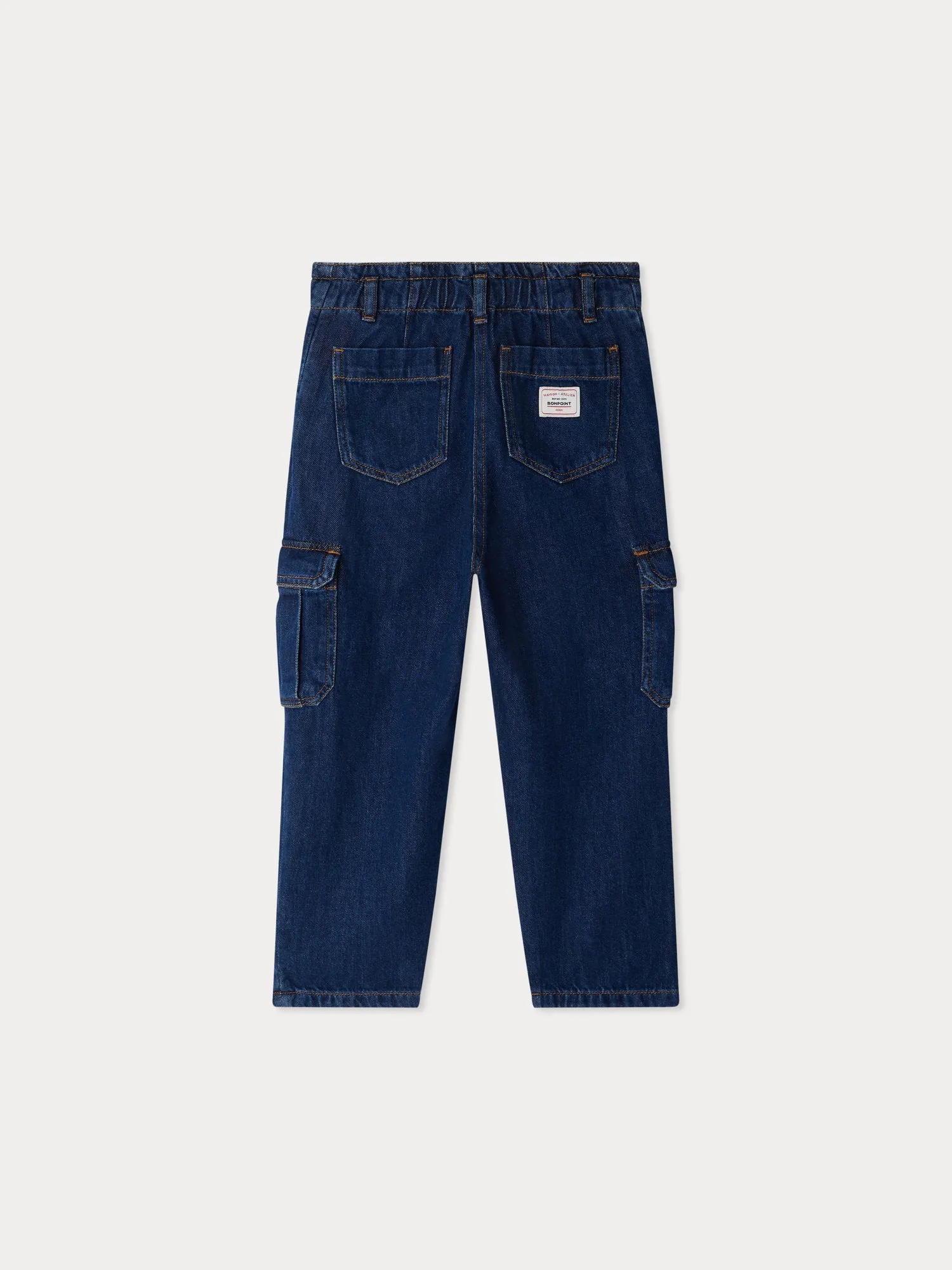 Enrichetta denim pants with pockets