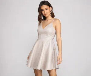Erin Formal Stylish Glitter Party Dress