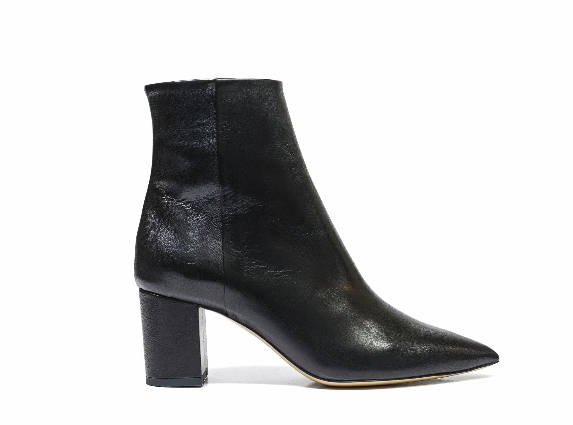 Fabio Rusconi Women's Black Leather Ankle Boot Zara-Cig 40% off