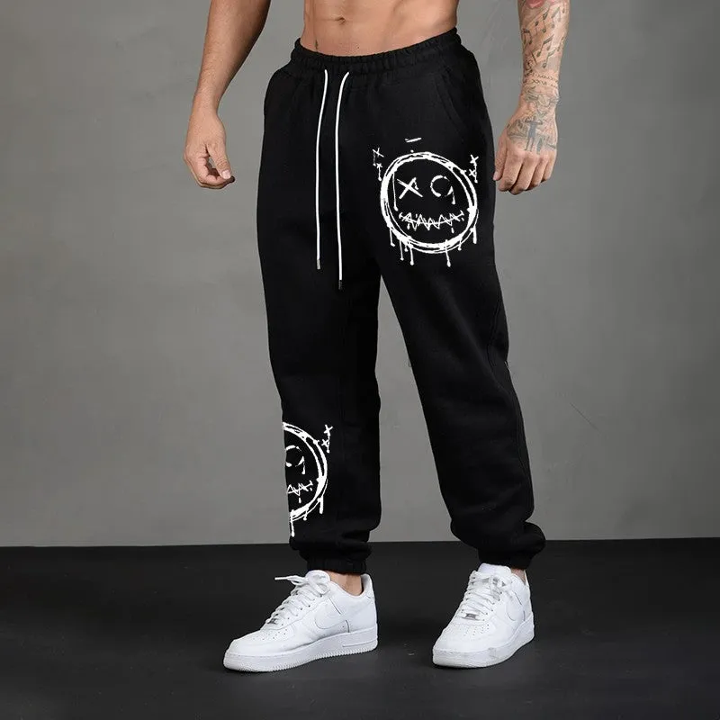 Faded Emoji GRAPHIC PRINT JOGGERS