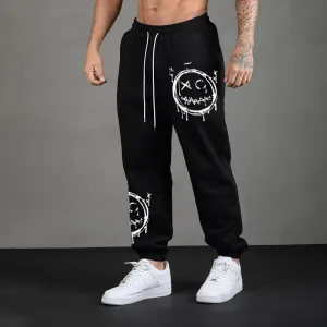 Faded Emoji GRAPHIC PRINT JOGGERS