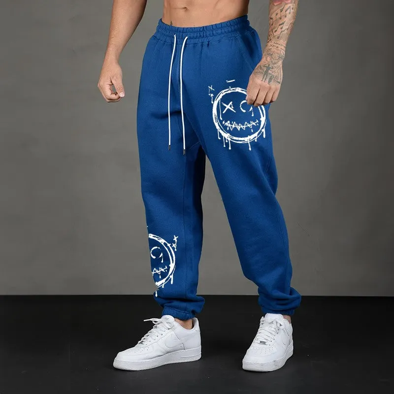 Faded Emoji GRAPHIC PRINT JOGGERS