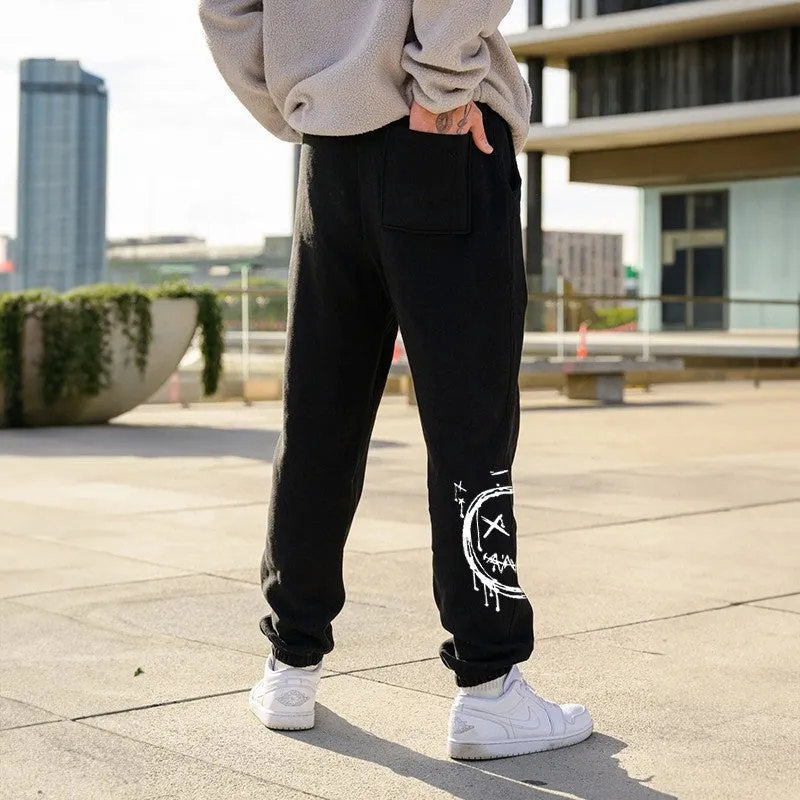 Faded Emoji GRAPHIC PRINT JOGGERS
