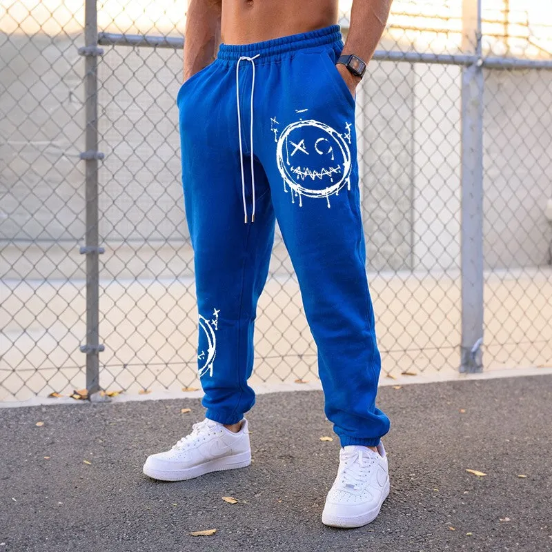 Faded Emoji GRAPHIC PRINT JOGGERS
