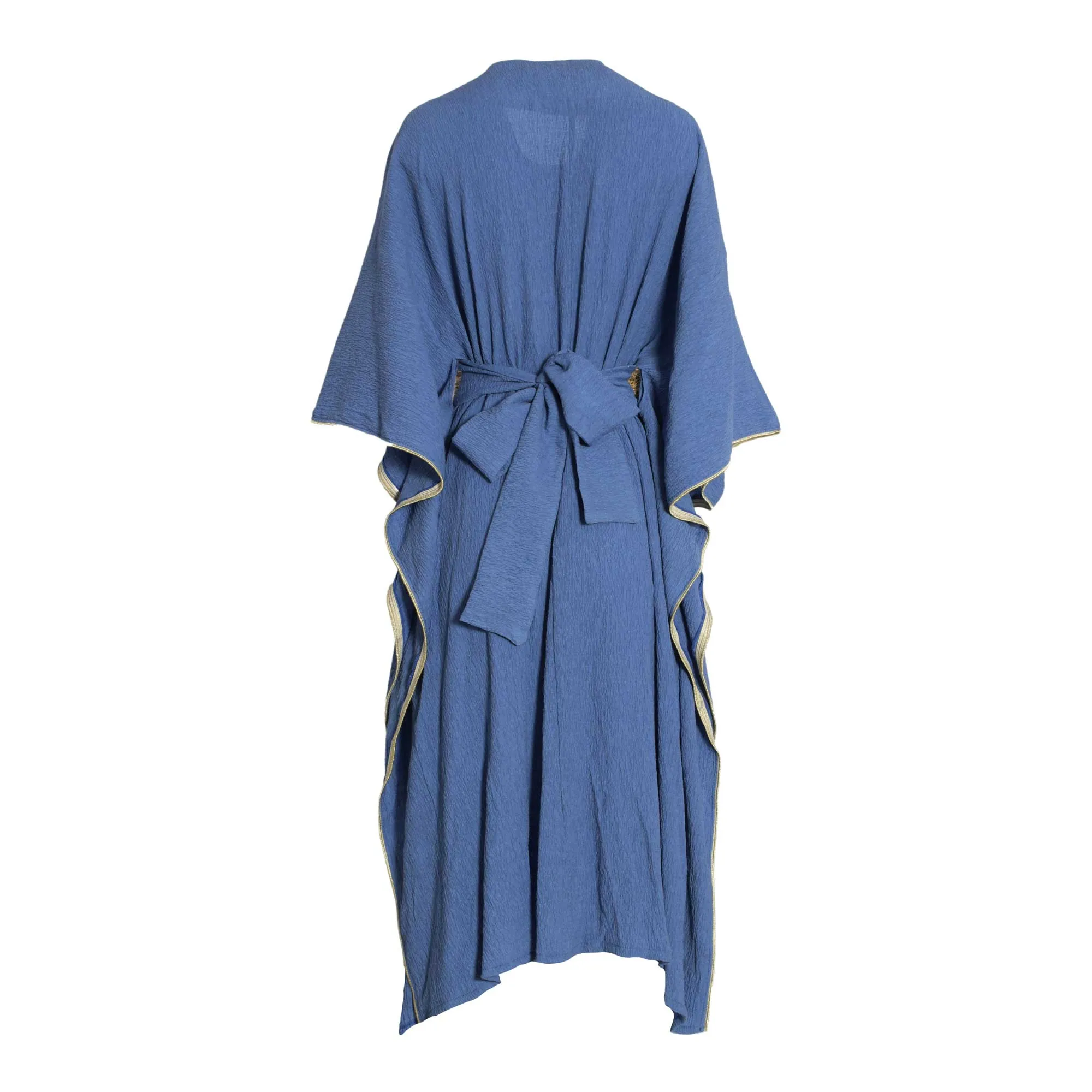 Fahm Women's Blue Dress, Free Size