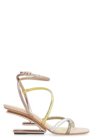 Fendi First heeled leather sandals