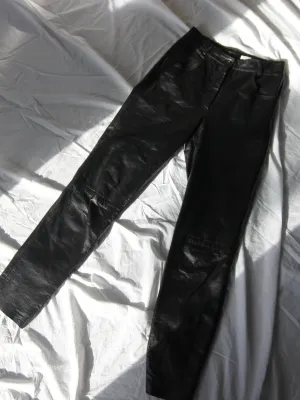 Five Pocket Leather Pants